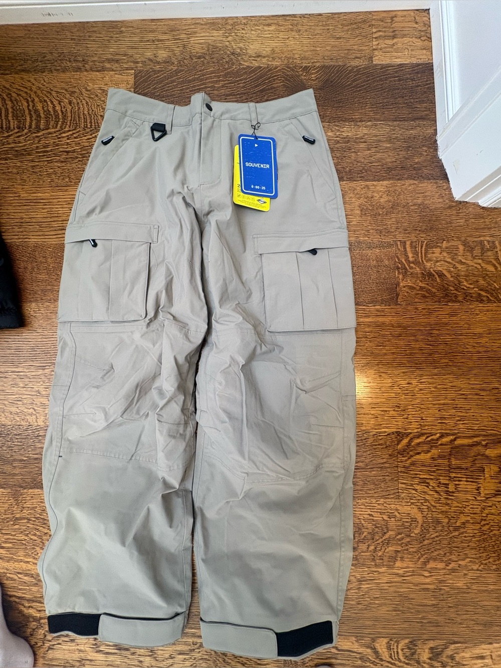 SoMen's Khaki Cargo Snow Pants